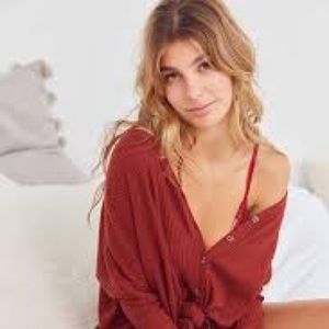 Urban Outfitters Jojo oversized thermal in XS